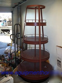 6' ht 5 tier circular display #206