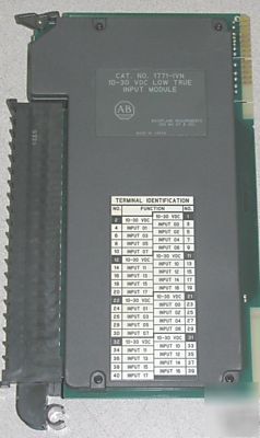 Ab-1771 series i/o module-32 pt.dc input -cat.#1771-ivn