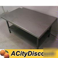 Commercial stainless kitchen 48X30 equipment stand