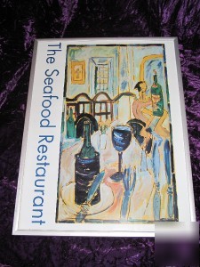 Framed print cafe 'the seafood restuarant'