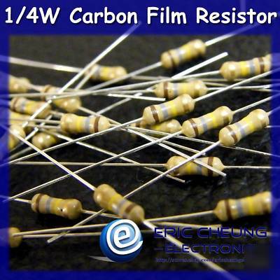200 pcs 1.2 ohm 1/4W carbon film resistor+/-5%