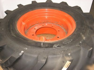 Dunlop T37 right hand tire 400/70-20 (16.0/70-20) w/rim