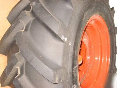 Dunlop T37 right hand tire 400/70-20 (16.0/70-20) w/rim