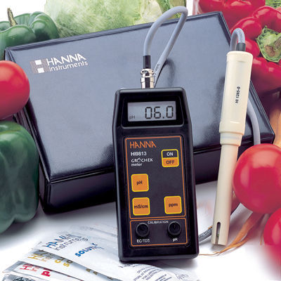 Hanna waterproof ph/ec/tds meter hi 9813-0