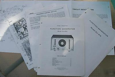 Heath eu-81A function generator manual (retro 1971) #60