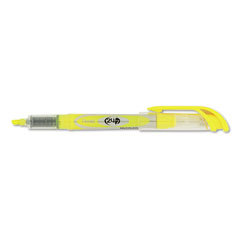 Highlighters, chisel point, bleed resistant, yellow, so