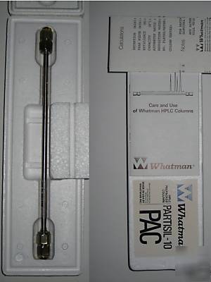 Hplc column, partisil-10 pac, 10UM whatman 4225-001 