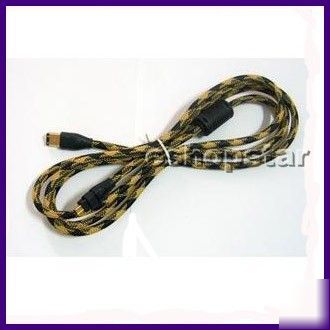 Ilink firewire 6 to 4 pin ieee 1394 dv cable for mac/pc