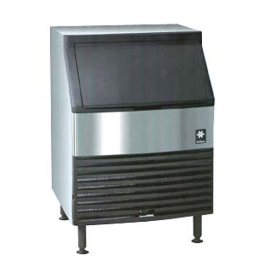Manitowoc qy-0214A ice maker w/bin, half-dice size cube