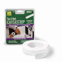 Misc 11FT wht tub/tile caulkstrip 406PK