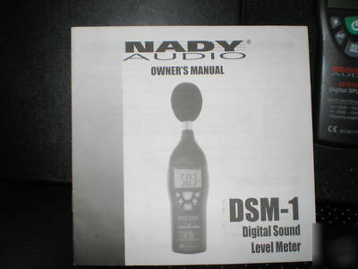Nady digital sound level meter dsm-1