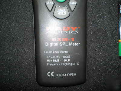 Nady digital sound level meter dsm-1