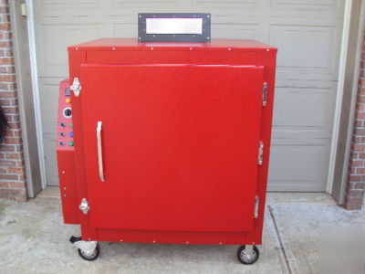 Powder coating batch oven 27 cubic feet
