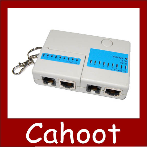 Super mini network cable wire CAT5 RJ11 RJ45 tester