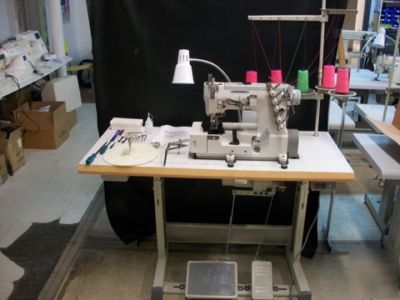 Techsew 3&2 needles top&bottom cover stitch industrial