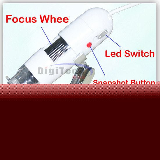 Usb digital microscope 1.3 mp camera video 200X zoom