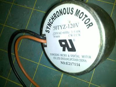 3C93 motor 5RPM 120VAC from oscillating fan vgc