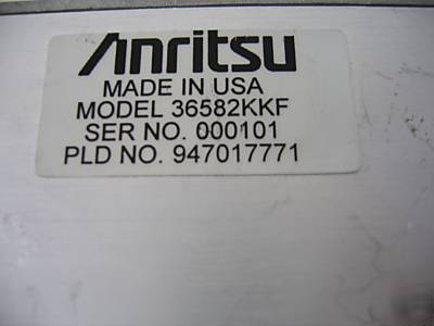 Anritsu 36582KKF autocal 40 mhz, 40 ghz, k (m) to k (f)