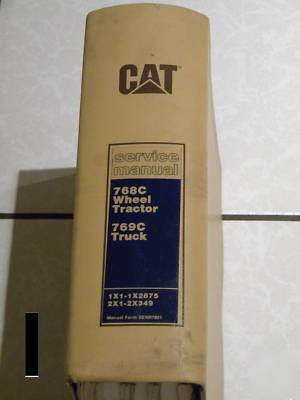 Caterpillar 768C wheeltractor 769C truck service manual
