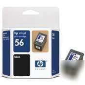 Hp no. 56 black inkjet cartridge printer/copier