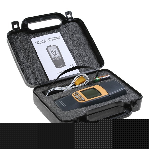 Infrared & k-type temperature thermometer thermocouple