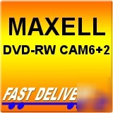 Maxell dvd RWCAM62 r rw 6 plus combo camcorder 8CM pack