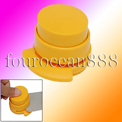New small stapless plastic stapler paperclip staple
