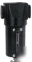 Particulate filter, 3/4 npt, 230 cfm, 10 oz. metal bowl