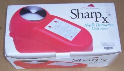 Sharpx needle destruction unit fda approved