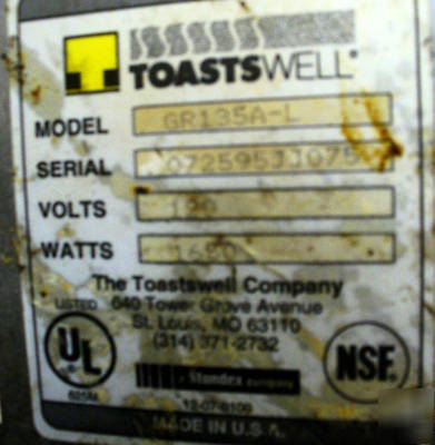 Toastwell sandwich grill