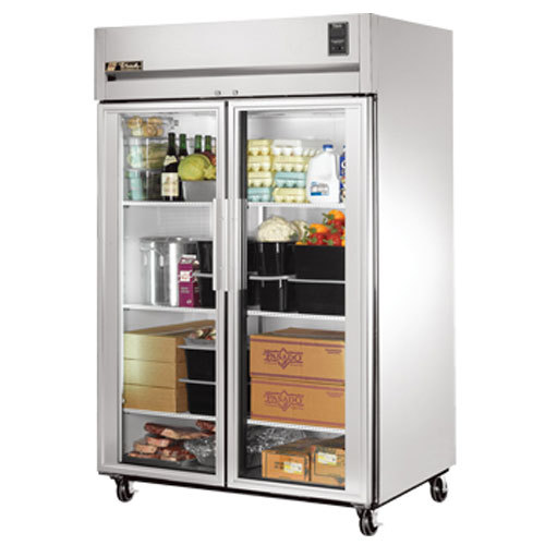 True TG2F-2G reach-in freezer, 2 glass doors, 51 3/8