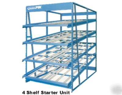 Used warehouse carton flow shelving pallet rack kingway
