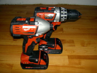 Milwaukee 2691-22 cordless 18V drill impact driver kit 