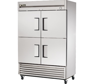 New true 4 solid half door refrigerator - t-49-4