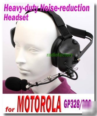 Noise-reduction headset for gp-328 gp-340 338 80BM328