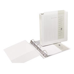 Samsill insertable dring binder 5 cap 11X812 white