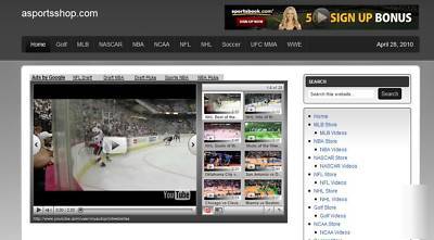 Sports turnkey website with free hosting for life 
