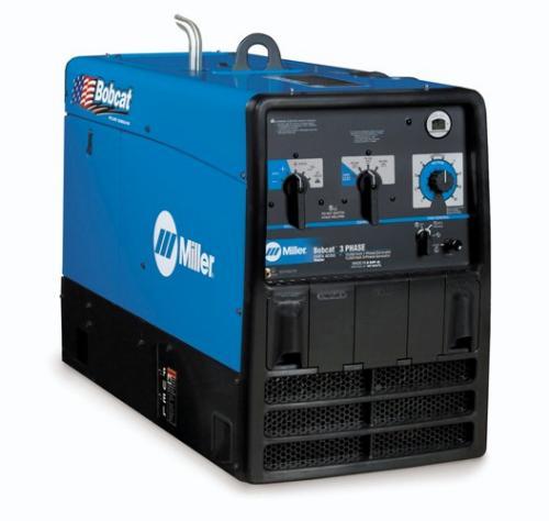 Miller 907255 bobcat 3 phase welder - gen w/100' cables