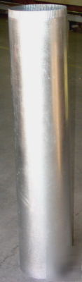 * 24 gauge (.028) galv steel vent pipe 12