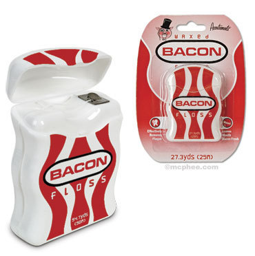 Bacon dental floss - meat - dental supplies - *2 packs*