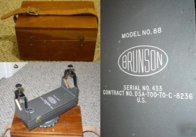 Brunson model 88 tilting base with micro adjustments