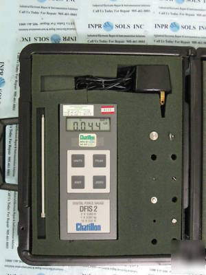 Chatillon digital force gauge dfis 2 push pull meter