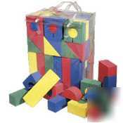 Chenille kraft colorful shaped foam blocks |1 box|