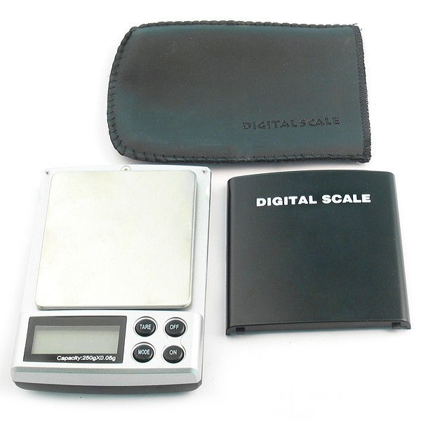 250G x 0.05G digital gram/ounce pocket weigh scale herb