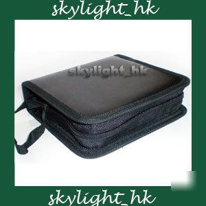 40 x vcd/dvd/disc storage carry bag wallet holder case