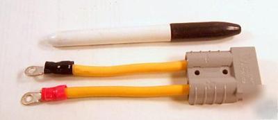Anderson SB50 connector 8 gauge wire sb 50 grey