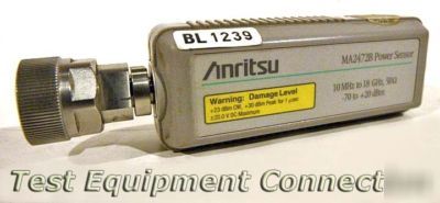 Anritsu MA2472B power sensor 10 mhz to 18 ghz