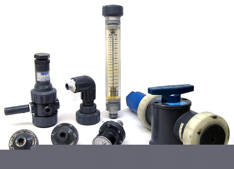 Lot plast-o-matic valve regulator gauge flow meter