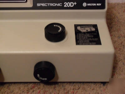 Milton roy spectronic 20D+ spectrophotometer exc. cond 