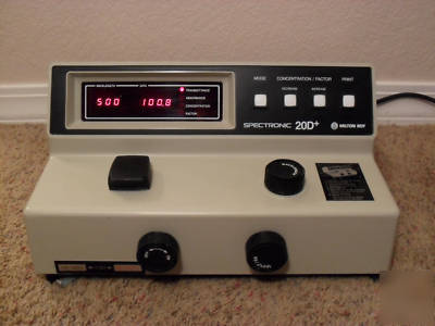 Milton roy spectronic 20D+ spectrophotometer exc. cond 